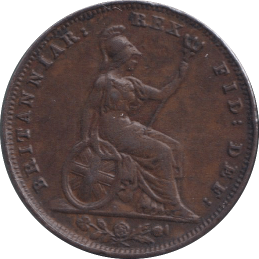 1831 FARTHING ( VF ) - FARTHING - Cambridgeshire Coins