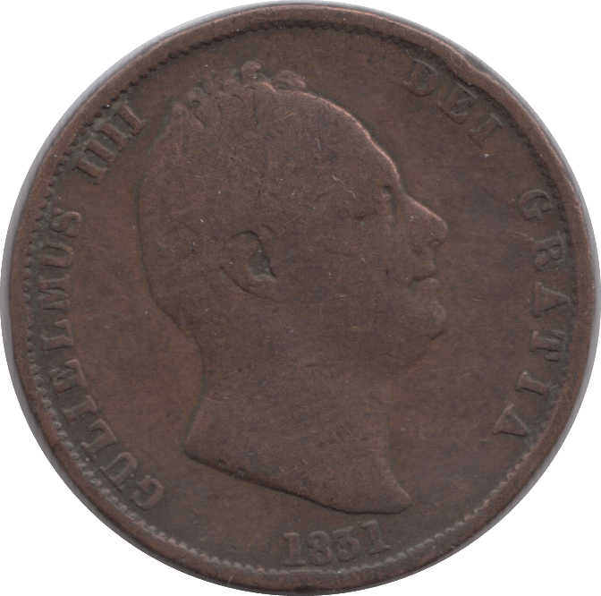 1831 HALFPENNY ( FINE ) - Halfpenny - Cambridgeshire Coins