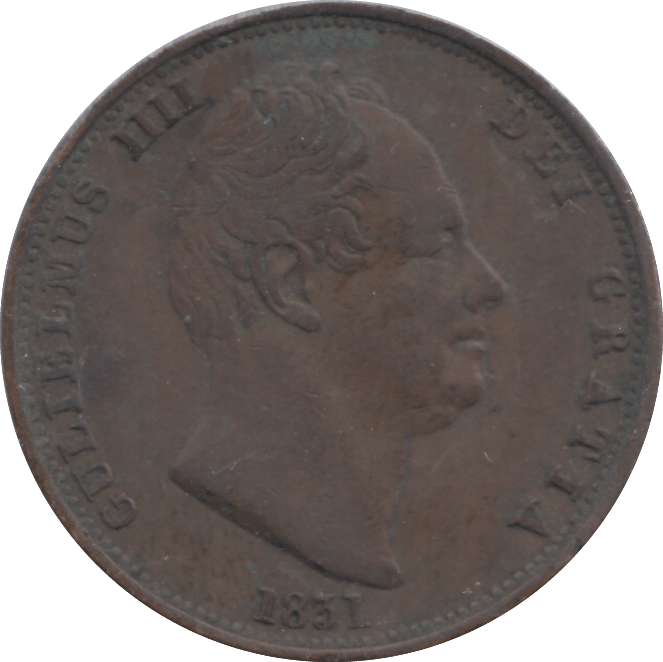 1831 HALFPENNY ( GF ) - HALFPENNY - Cambridgeshire Coins