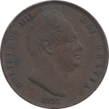 1831 HALFPENNY ( GF ) - HALFPENNY - Cambridgeshire Coins