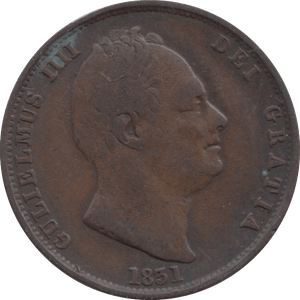 1831 HALFPENNY ( GF ) - Halfpenny - Cambridgeshire Coins