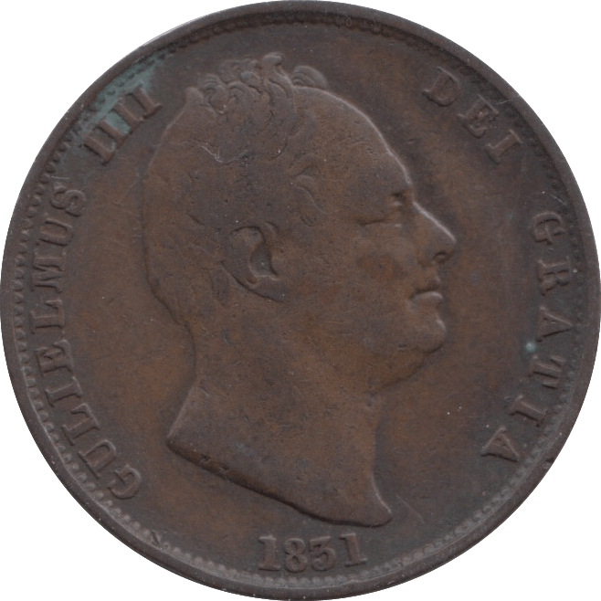 1831 HALFPENNY ( GF ) - Halfpenny - Cambridgeshire Coins