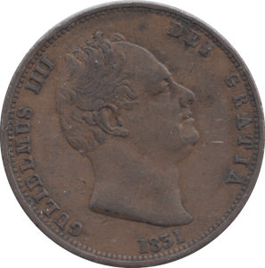 1831 HALFPENNY ( GVF ) - HALFPENNY - Cambridgeshire Coins