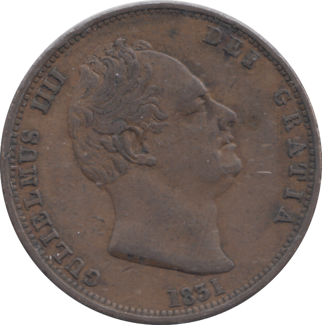 1831 HALFPENNY ( GVF ) - HALFPENNY - Cambridgeshire Coins