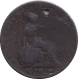 1831 HALFPENNY HOLED ( NF ) - HALFPENNY - Cambridgeshire Coins