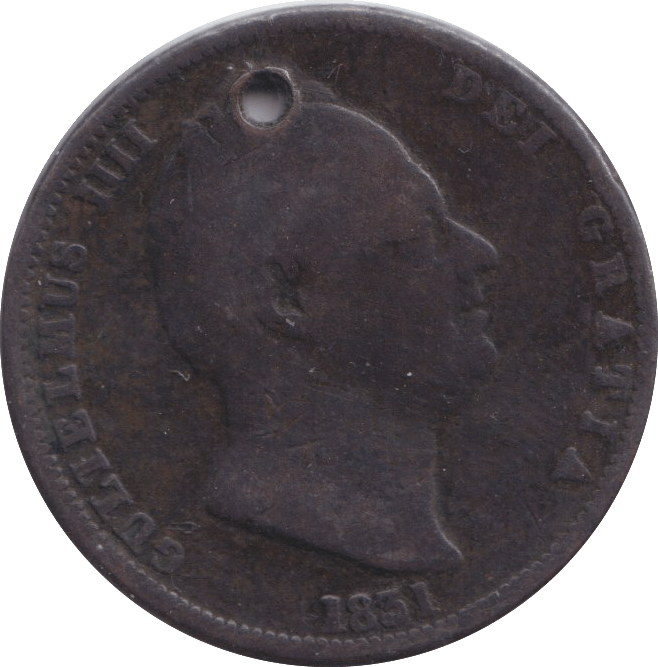 1831 HALFPENNY HOLED ( NF ) - HALFPENNY - Cambridgeshire Coins