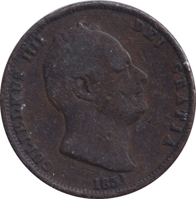 1831 HALFPENNY ( NF ) - HALFPENNY - Cambridgeshire Coins