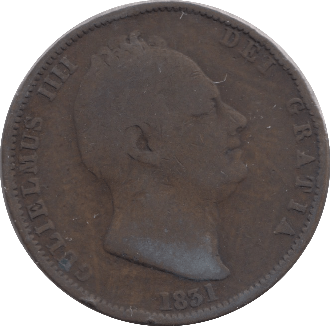 1831 HALFPENNY ( NF ) - Halfpenny - Cambridgeshire Coins