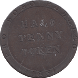 1831 HALFPENNY TOKEN ISLE OF MAN - WORLD COINS - Cambridgeshire Coins