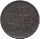 1831 ONE PIE BENGAL - WORLD COINS - Cambridgeshire Coins