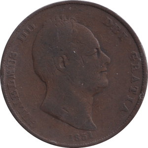 1831 PENNY ( FINE ) - PENNY - Cambridgeshire Coins