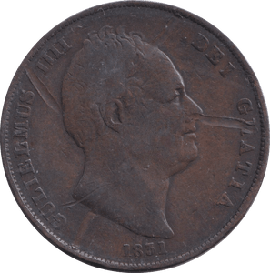 1831 PENNY ( FINE ) - PENNY - Cambridgeshire Coins
