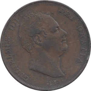 1831 PENNY ( VF ) - PENNY - Cambridgeshire Coins