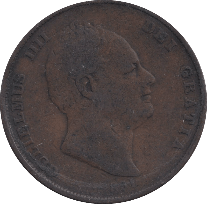 1831 PENNY WILLIAM IIII ( FINE ) - PENNY - Cambridgeshire Coins