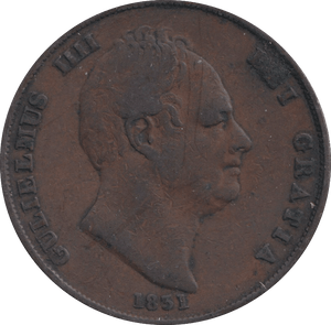 1831 PENNY WILLIAM IIII ( FINE ) - PENNY - Cambridgeshire Coins