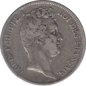 1831 SILVER FRANCE 5 FRANCS - WORLD COINS - Cambridgeshire Coins