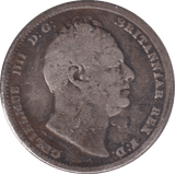 1831 SIXPENCE ( FAIR ) - SIXPENCE - Cambridgeshire Coins