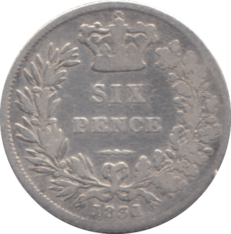 1831 SIXPENCE ( FINE ) - SIXPENCE - Cambridgeshire Coins