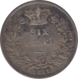 1831 SIXPENCE ( GF ) - SIXPENCE - Cambridgeshire Coins