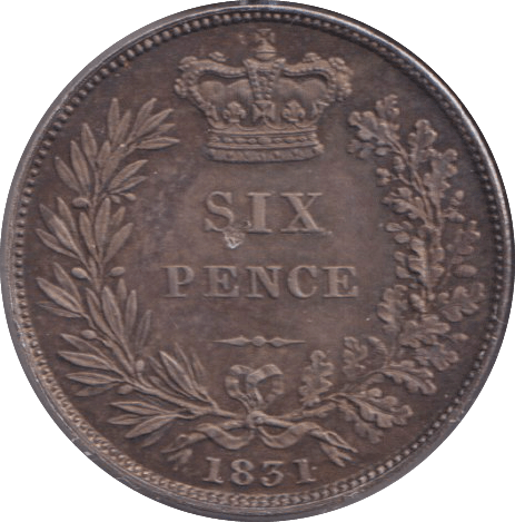 1831 SIXPENCE ( UNC ) - SIXPENCE - Cambridgeshire Coins