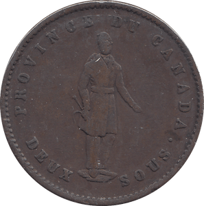 1832 ONE PENNY CANADA - WORLD COINS - Cambridgeshire Coins