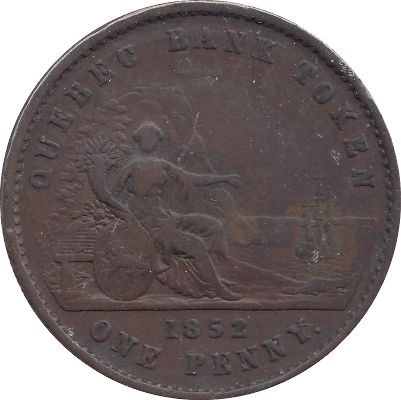 1832 ONE PENNY CANADA - WORLD COINS - Cambridgeshire Coins