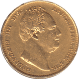 1833 GOLD SOVEREIGN ( GVF ) - SOVEREIGN - Cambridgeshire Coins