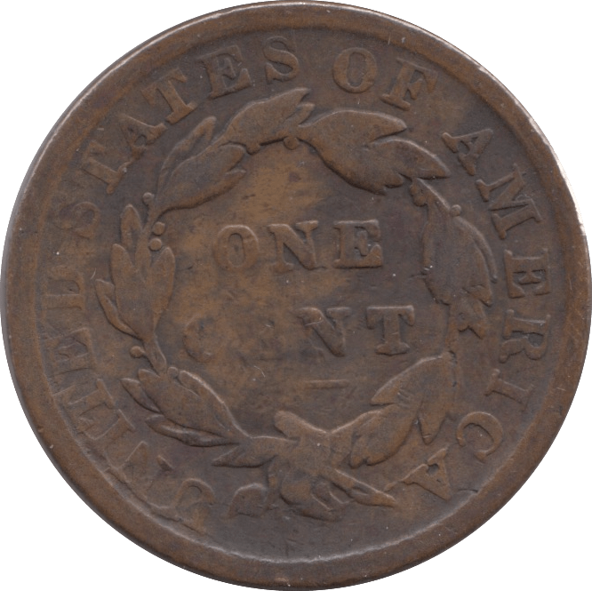 1833 ONE CENT USA - WORLD COINS - Cambridgeshire Coins