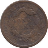 1833 ONE CENT USA - WORLD COINS - Cambridgeshire Coins