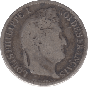 1834 1/2 FRANC FRANCE - SILVER WORLD COINS - Cambridgeshire Coins