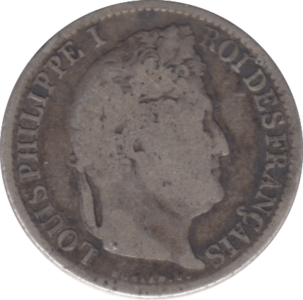 1834 1/2 FRANC FRANCE - SILVER WORLD COINS - Cambridgeshire Coins