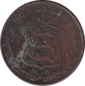 1834 8 DOUBLES GUERNSEY - WORLD COINS - Cambridgeshire Coins
