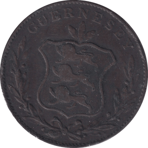 1834 8 DOUBLES GUERNSEY - WORLD COINS - Cambridgeshire Coins