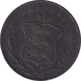 1834 8 DOUBLES GUERNSEY - WORLD COINS - Cambridgeshire Coins