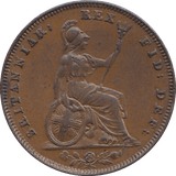 1834 FARTHING ( AUNC ) - FARTHING - Cambridgeshire Coins