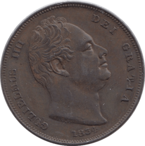 1834 FARTHING ( EF ) - Farthing - Cambridgeshire Coins