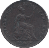 1834 FARTHING ( FINE ) - FARTHING - Cambridgeshire Coins