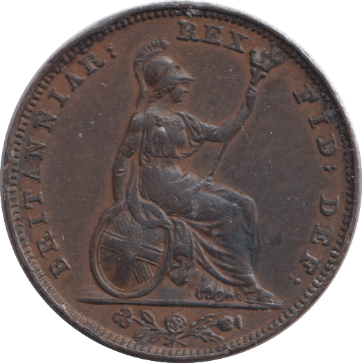 1834 FARTHING ( GF ) - FARTHING - Cambridgeshire Coins