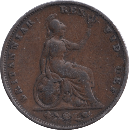 1834 FARTHING ( GF ) - FARTHING - Cambridgeshire Coins