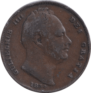 1834 FARTHING ( GF ) - FARTHING - Cambridgeshire Coins