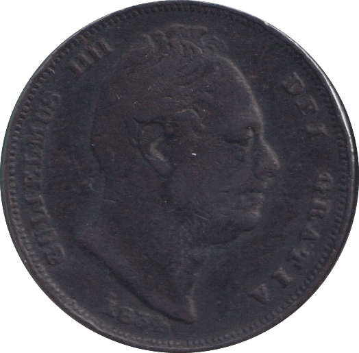1834 FARTHING ( GF ) - FARTHING - Cambridgeshire Coins