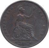 1834 FARTHING ( VF ) - FARTHING - Cambridgeshire Coins