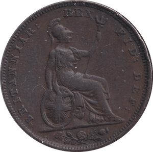 1834 FARTHING ( VF ) - WORLD COINS - Cambridgeshire Coins