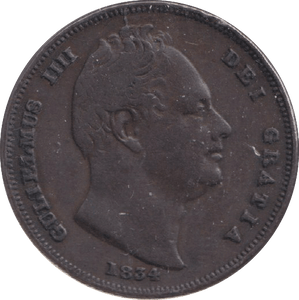 1834 FARTHING ( VF ) - WORLD COINS - Cambridgeshire Coins