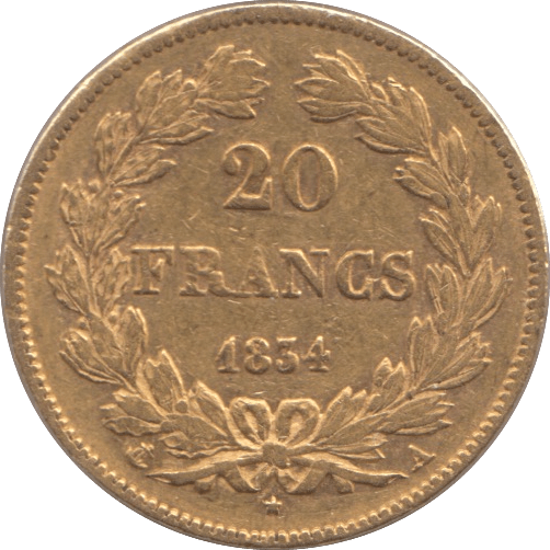 1834 GOLD 20 FRANCS FRANCE ( STAR MINTMARK ) - Gold World Coins - Cambridgeshire Coins