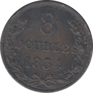 1834 GUERNSEY PENNY - WORLD COINS - Cambridgeshire Coins