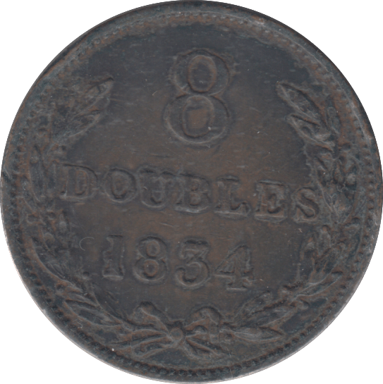 1834 GUERNSEY PENNY - WORLD COINS - Cambridgeshire Coins
