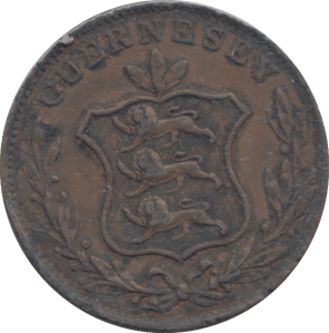 1834 GUERNSEY PENNY - WORLD COINS - Cambridgeshire Coins