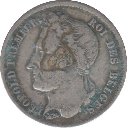 1834 HALF FRANC FRANCE - WORLD COINS - Cambridgeshire Coins
