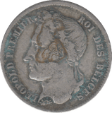 1834 HALF FRANC FRANCE - WORLD COINS - Cambridgeshire Coins